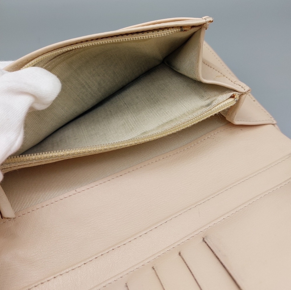 🖤CANEL Gold Metallic Quilted Leather Wallet/Clutch🖤 - Picture 13 of 17